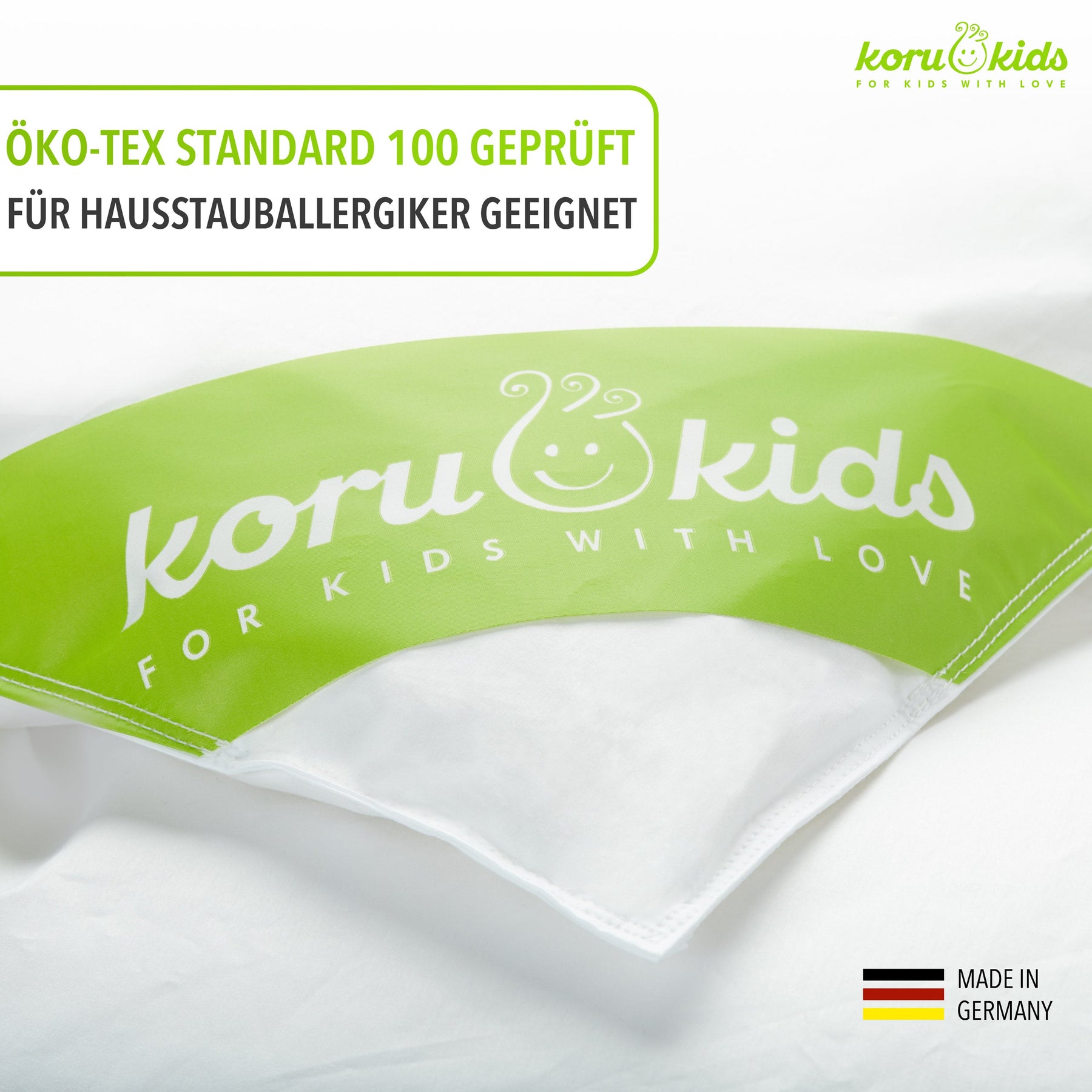 Kinderbettdecke und Kinderdaunendecke Kids Deutschland | Koru GmbH – Koru Kissen 